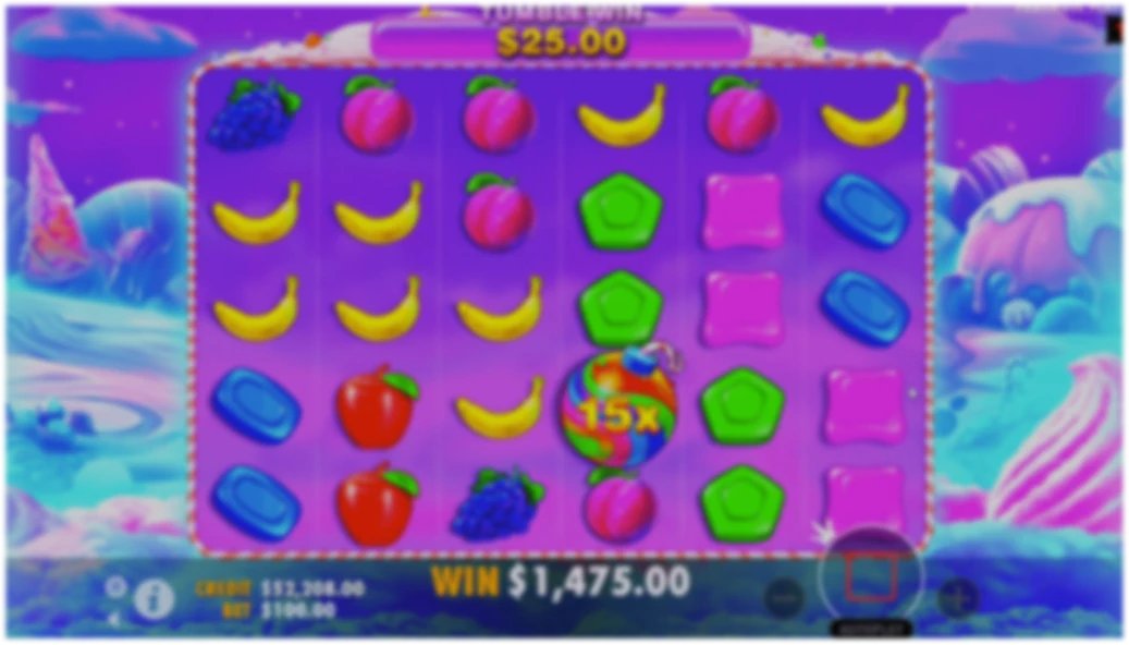 Sweet Bonanza 1000 Demo Interface Showing Peso Betting